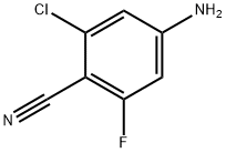 4-amino-2-chloro-6-fluorobenzonitrile 구조식 이미지