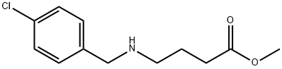 methyl 4-(4-chlorobenzylamino)butanoate 구조식 이미지