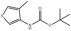 tert-butyl 4-methylthiophen-3-ylcarbamate 구조식 이미지