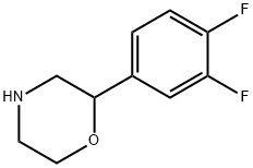 2-(3,4-difluorophenyl)morpholine Structure