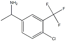 1-[4-CHLORO-3-(TRIFLUOROMETHYL)PHENYL]ETHYLAMINE Structure