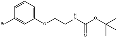 N-Boc-2-(3-bromophenoxy)ethylamine Structure