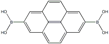 pyrene-2,7-diyldiboronic acid Structure
