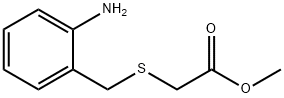 methyl 2-(2-aminobenzylthio)acetate Structure