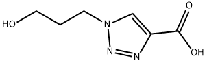 1-(3-Hydroxypropyl)-1H-1,2,3-triazole-4-carboxylic acid 구조식 이미지