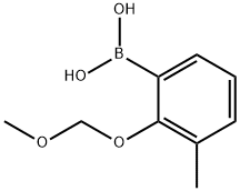 2-(Methoxymethoxy)-3-methylphenylboronic acid 구조식 이미지