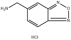 C-Benzo[1,2,5]oxadiazol-5-yl-methylamine hydrochloride 구조식 이미지