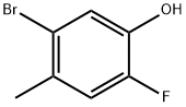 5-Bromo-2-fluoro-4-methylphenol Structure