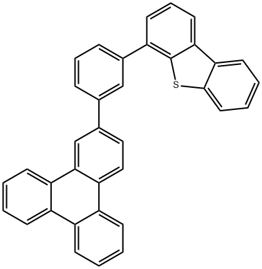 Dibenzothiophene, 4-[3-(2-triphen ylenyl)phenyl]- Structure