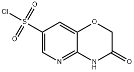 3-oxo-3,4-dihydro-2H-pyrido[3,2-b][1,4]oxazine-7-sulfonyl chloride 구조식 이미지