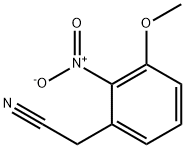 2-(3-methoxy-2-nitrophenyl)acetonitrile 구조식 이미지
