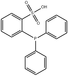 2-(Diphenylphosphino)benzenesulfonic acid 구조식 이미지