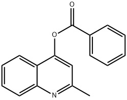 2-Methylquinolin-4-yl benzoate Structure