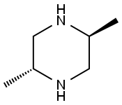 (2S,5R)-2,5-dimethylpiperazine 구조식 이미지