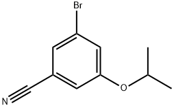 3-Bromo-5-isopropoxy-benzonitrile Structure