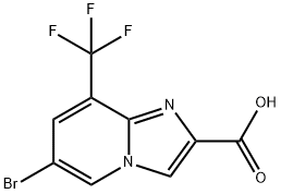 1121051-31-7 6-Bromo-8-trifluoromethyl-imidazo[1,2-a]pyridine-2-carboxylic acid