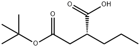 (R)-2-(2-(tert-butoxy)-2-oxoethyl)pentanoic acid 구조식 이미지