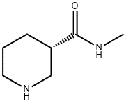 (3S)-N-Methyl-3-piperidinecarboxamide HCl Structure