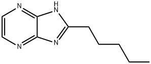 2-pentyl-1H-imidazo[4,5-b]pyrazine 구조식 이미지