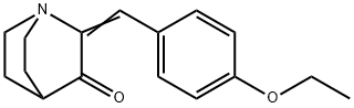 (2E)-2-(4-ethoxybenzylidene)-1-azabicyclo[2.2.2]octan-3-one Structure