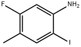 5-Fluoro-2-iodo-4-methyl-phenylamine Structure