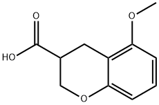 5-Methoxy-3,4-dihydro-2H-chromene-3-carboxylic acid Structure