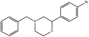 4-benzyl-2-(4-bromophenyl)morpholine 구조식 이미지
