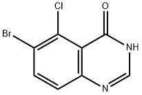 6-bromo-5-chloroquinazolin-4(3H)-one 구조식 이미지