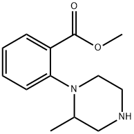 methyl 2-(2-methylpiperazin-1-yl)benzoate 구조식 이미지