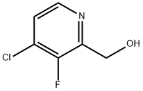 4-Chloro-3-fluoropyridine-2-methanol 구조식 이미지