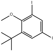 1-(tert-Butyl)-3,5-diiodo-2-methoxybenzene Structure