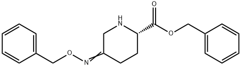 2-Piperidinecarboxylic acid, 5-[(phenylmethoxy)imino]-, phenylmethyl ester, (2S)- 구조식 이미지