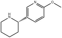 5-((2S)(2-PIPERIDYL))-2-METHOXYPYRIDINE Structure