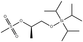(R)-1-((triisopropylsilyl)oxy)propan-2-yl methanesulfonate Structure