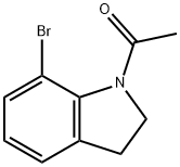 1-(7-Bromoindolin-1-yl)ethanone 구조식 이미지