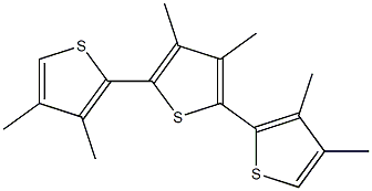 2,2':5',2''-Terthiophene, 3,3',3'',4,4',4''-hexamethyl-
 Structure