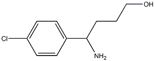 4-AMINO-4-(4-CHLOROPHENYL)BUTAN-1-OL Structure