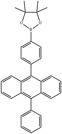 4-(10-Phenylanthracen-9-yl)phenylboronic Acid Pinacol Ester Structure