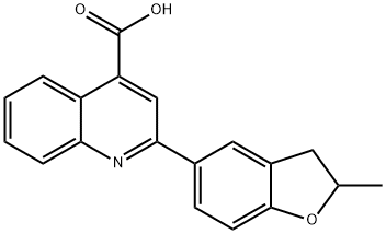 2-(2-Methyl-2,3-dihydro-benzofuran-5-yl)-quinoline-4-carboxylic acid Structure