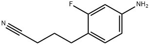 4-(4-amino-2-fluorophenyl)butanenitrile 구조식 이미지