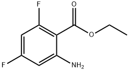 Ethyl 2-amino-4,6-difluorobenzoate Structure