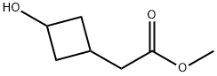 methyl 2-(3-hydroxycyclobutyl)acetate 구조식 이미지