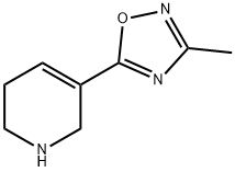 1,2,3,6-tetrahydro-5-(3-methyl-1,2,4-oxadiazol-5-yl)Pyridine Structure