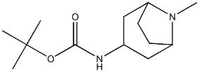 tert-butyl 8-methyl-8-azabicyclo[3.2.1]octan-3-endo-ylcarbamate Structure