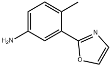 4-methyl-3-(2-oxazolyl)benzenamine Structure
