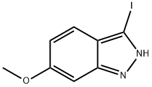 3-Iodo-6-methoxy-2H-indazole Structure