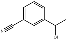 3-(1-Hydroxyethyl)benzonitrile Structure