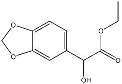 ethyl 2-(benzo[d][1,3]dioxol-5-yl)-2-hydroxyacetate Structure