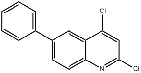 2,4-dichloro-6-phenylquinoline 구조식 이미지