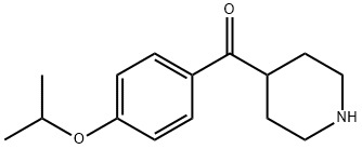 (4-Isopropoxy-phenyl)-piperidin-4-yl-methanone Structure